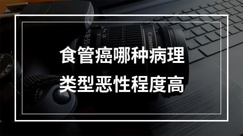 食管癌哪种病理类型恶性程度高