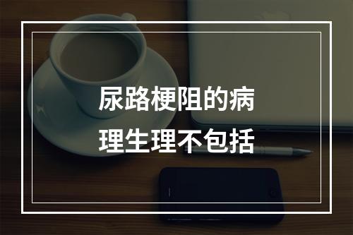 尿路梗阻的病理生理不包括