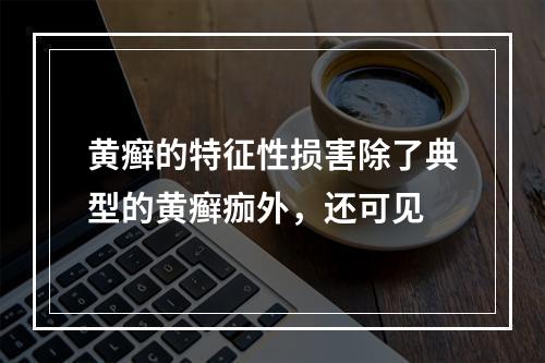 黄癣的特征性损害除了典型的黄癣痂外，还可见