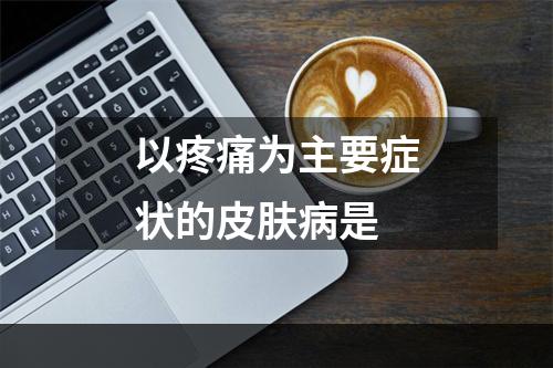 以疼痛为主要症状的皮肤病是