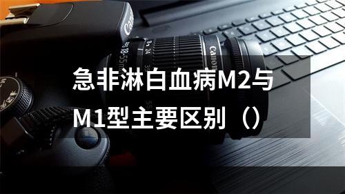 急非淋白血病M2与M1型主要区别（）