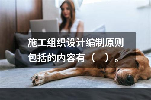 施工组织设计编制原则包括的内容有（　）。