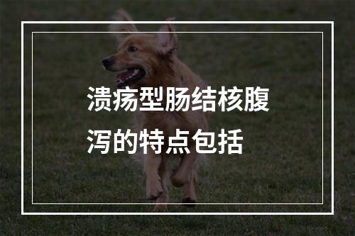 溃疡型肠结核腹泻的特点包括