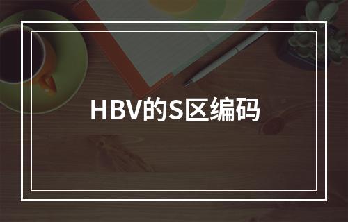 HBV的S区编码