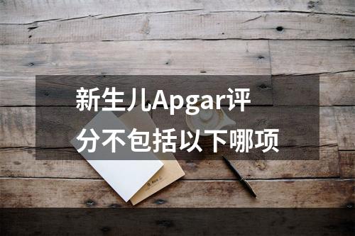 新生儿Apgar评分不包括以下哪项