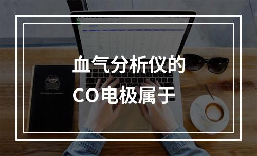 血气分析仪的CO电极属于