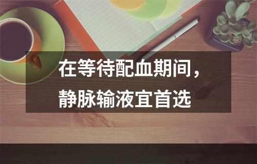 在等待配血期间，静脉输液宜首选