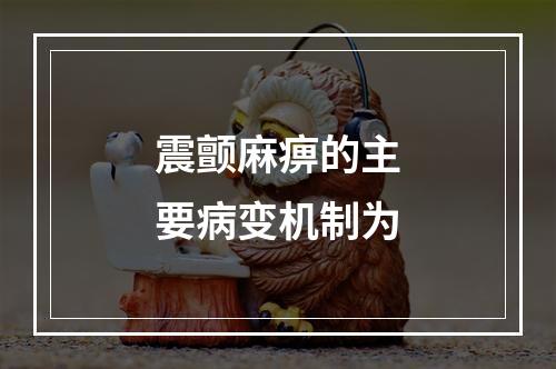 震颤麻痹的主要病变机制为