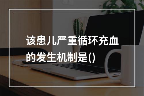 该患儿严重循环充血的发生机制是()