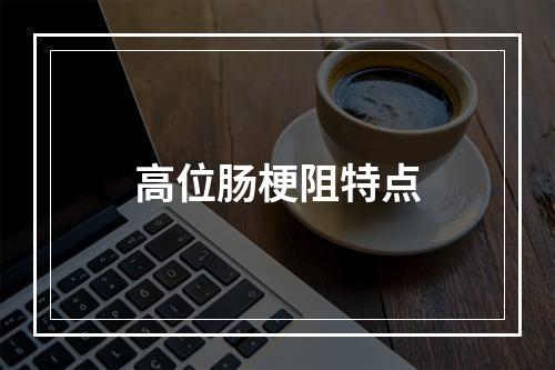 高位肠梗阻特点