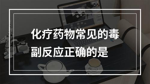 化疗药物常见的毒副反应正确的是