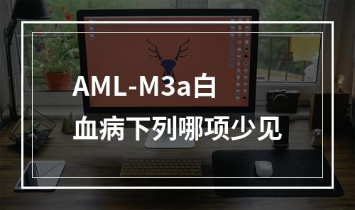 AML-M3a白血病下列哪项少见