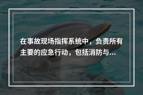 在事故现场指挥系统中，负责所有主要的应急行动，包括消防与抢险