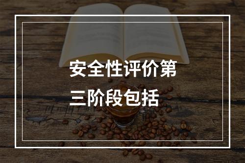 安全性评价第三阶段包括