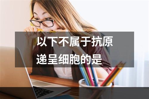 以下不属于抗原递呈细胞的是