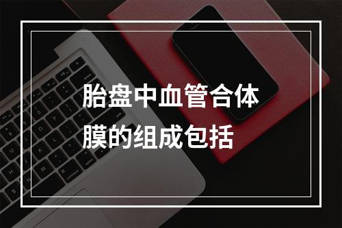 胎盘中血管合体膜的组成包括