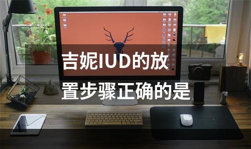 吉妮IUD的放置步骤正确的是