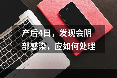 产后4日，发现会阴部感染，应如何处理