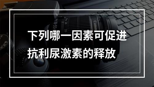 下列哪一因素可促进抗利尿激素的释放