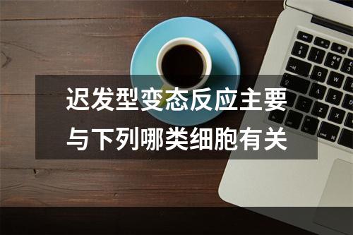 迟发型变态反应主要与下列哪类细胞有关