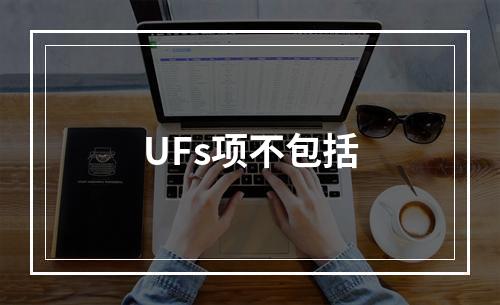 UFs项不包括