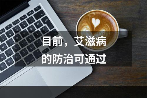 目前，艾滋病的防治可通过