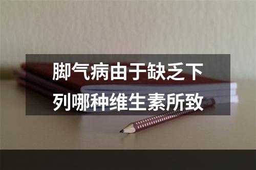 脚气病由于缺乏下列哪种维生素所致