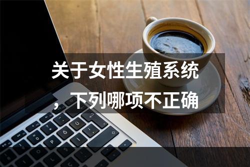 关于女性生殖系统，下列哪项不正确