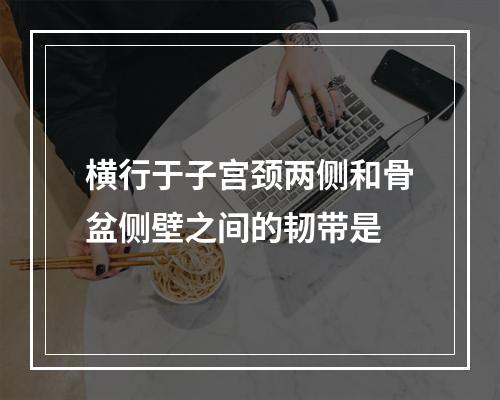 横行于子宫颈两侧和骨盆侧壁之间的韧带是