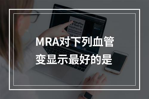 MRA对下列血管变显示最好的是