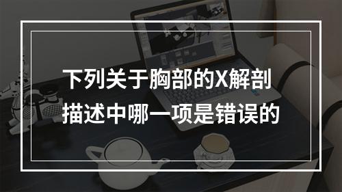 下列关于胸部的X解剖描述中哪一项是错误的