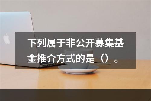 下列属于非公开募集基金推介方式的是（）。