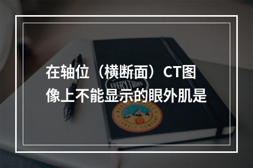 在轴位（横断面）CT图像上不能显示的眼外肌是