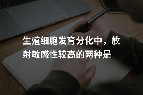 生殖细胞发育分化中，放射敏感性较高的两种是