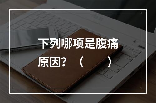 下列哪项是腹痛原因？（　　）