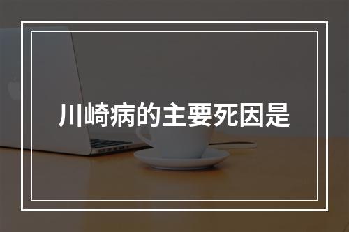 川崎病的主要死因是