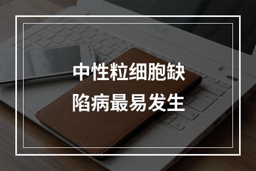 中性粒细胞缺陷病最易发生