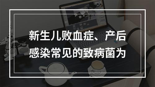 新生儿败血症、产后感染常见的致病菌为