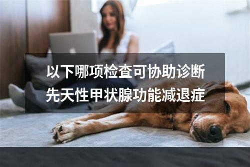 以下哪项检查可协助诊断先天性甲状腺功能减退症