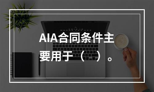 AIA合同条件主要用于（　）。