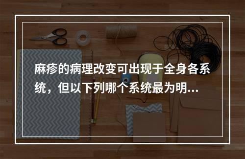 麻疹的病理改变可出现于全身各系统，但以下列哪个系统最为明显