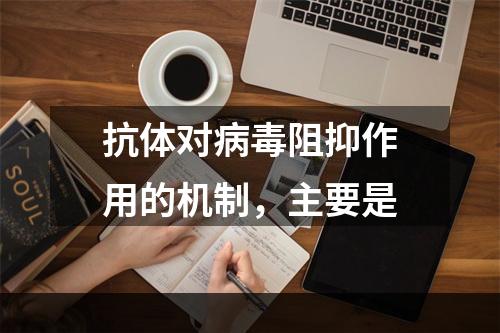 抗体对病毒阻抑作用的机制，主要是