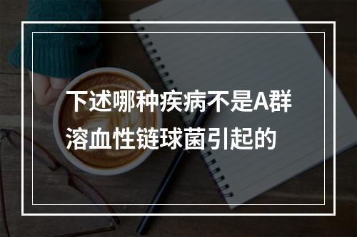 下述哪种疾病不是A群溶血性链球菌引起的