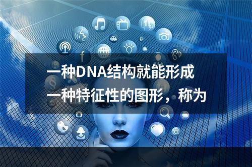 一种DNA结构就能形成一种特征性的图形，称为