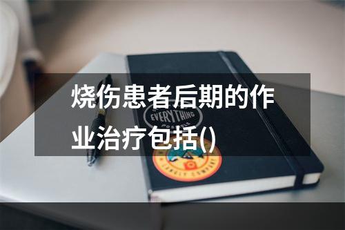 烧伤患者后期的作业治疗包括()