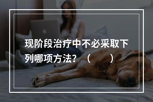 现阶段治疗中不必采取下列哪项方法？（　　）