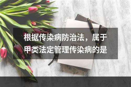 根据传染病防治法，属于甲类法定管理传染病的是