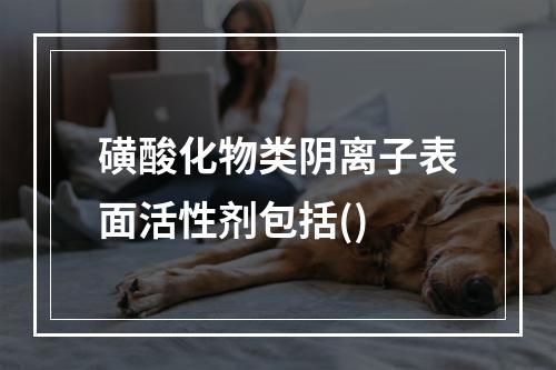 磺酸化物类阴离子表面活性剂包括()