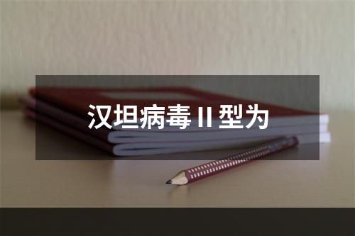 汉坦病毒Ⅱ型为