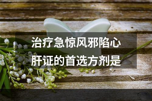 治疗急惊风邪陷心肝证的首选方剂是